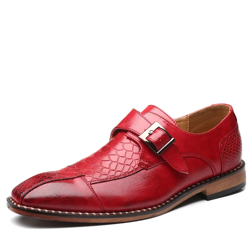 Marshall | Men’s Leather Monk Strap Loafers