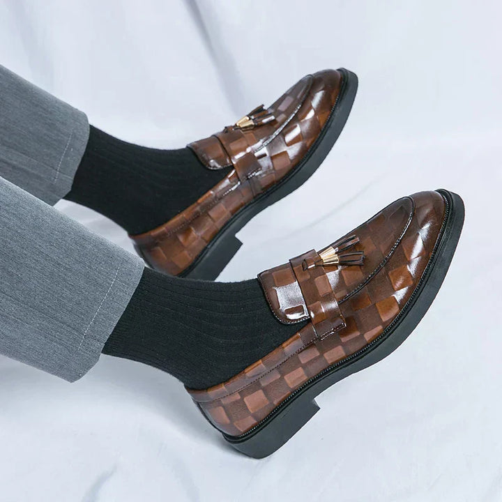 Valerno | Men’s Genuine Leather Tassel Loafers