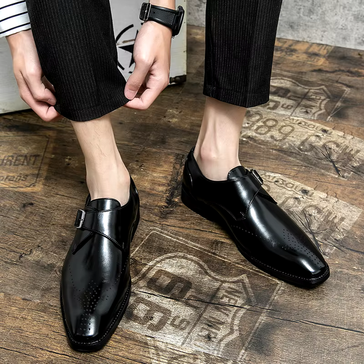 Eddy | Men’s Classic Monk Strap Dress Shoes