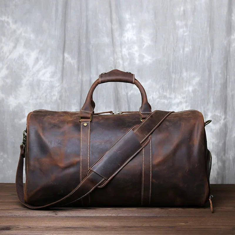 Denali | Men’s Premium Cowhide Leather Travel Duffel