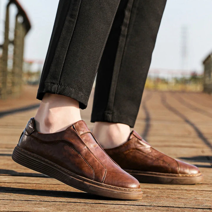 Blake | Men’s Italian Leather Slip On Loafers