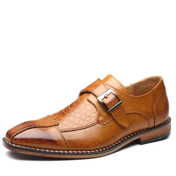 Marshall | Men’s Leather Monk Strap Loafers