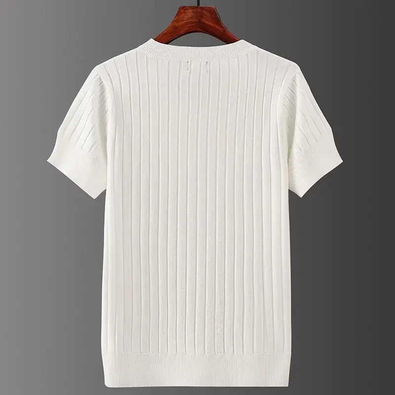 Cole | Men’s Slim Ribbed V-Neck Knit