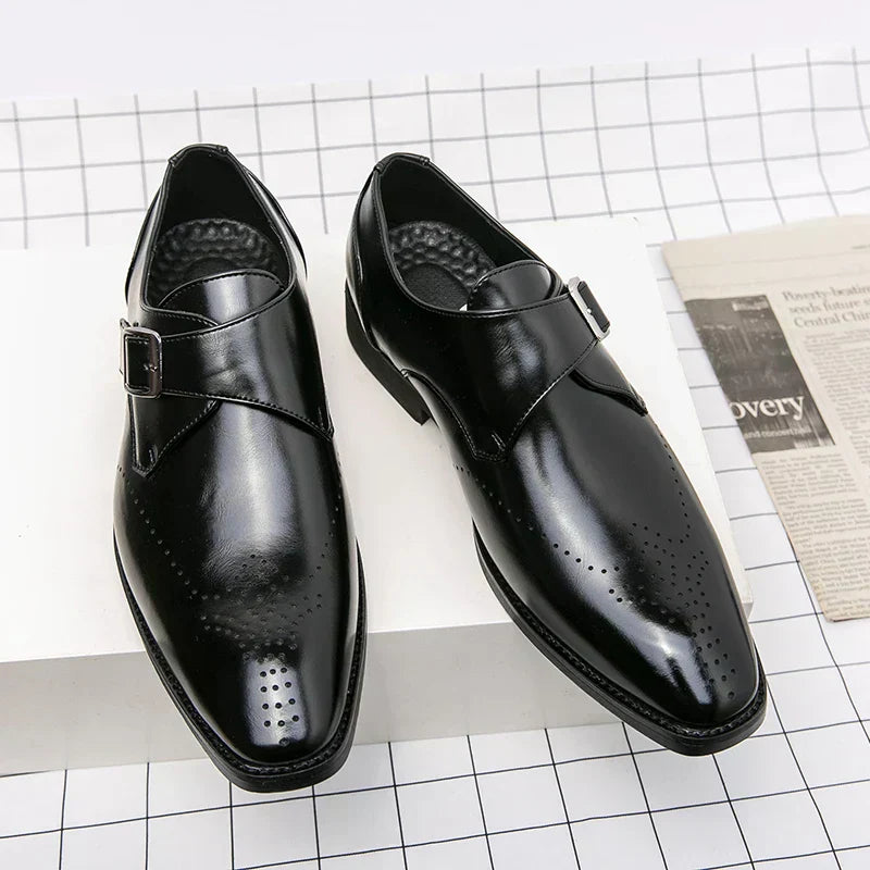 Eddy | Men’s Classic Monk Strap Dress Shoes