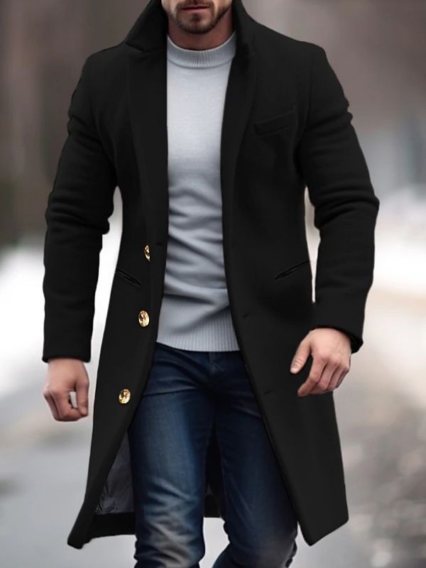 Sovereign | Men’s Wool Blend Overcoat