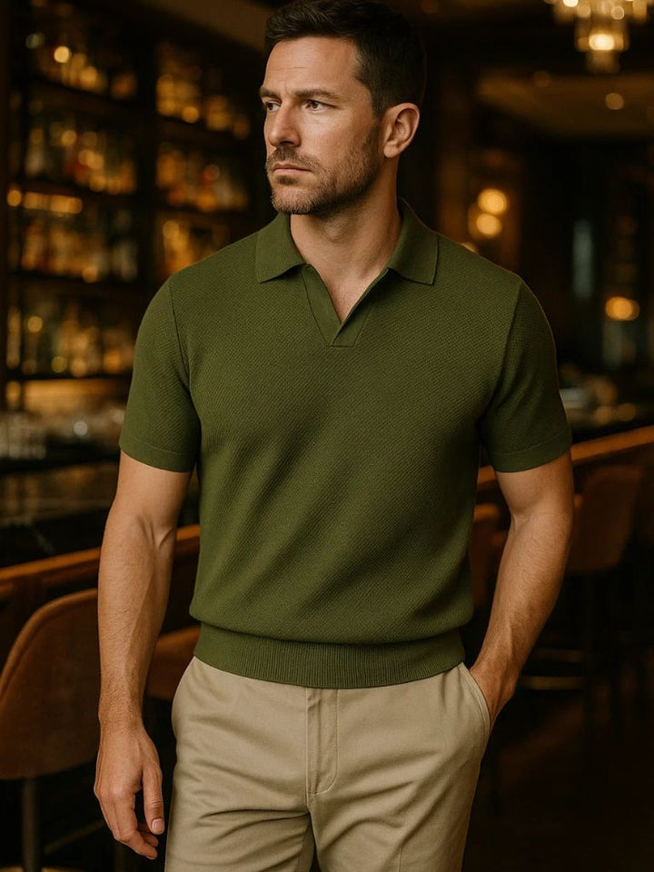 Spraykis | Men’s Old Money Cotton Polo Shirt