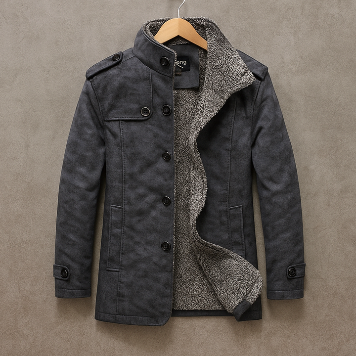 Trenton | Men’s Suede Overcoat