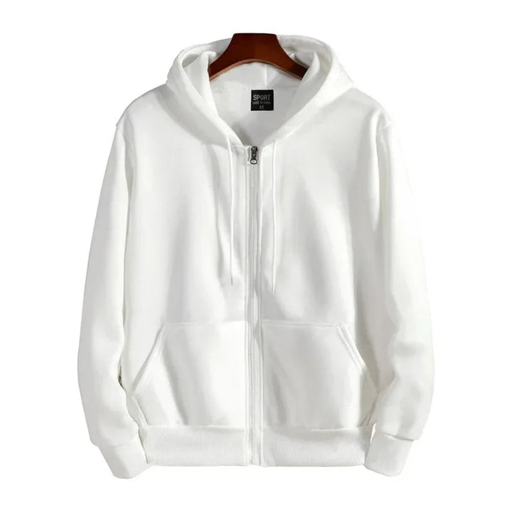 Virello | Men’s Fleece-Lined Zip-Up Hoodie