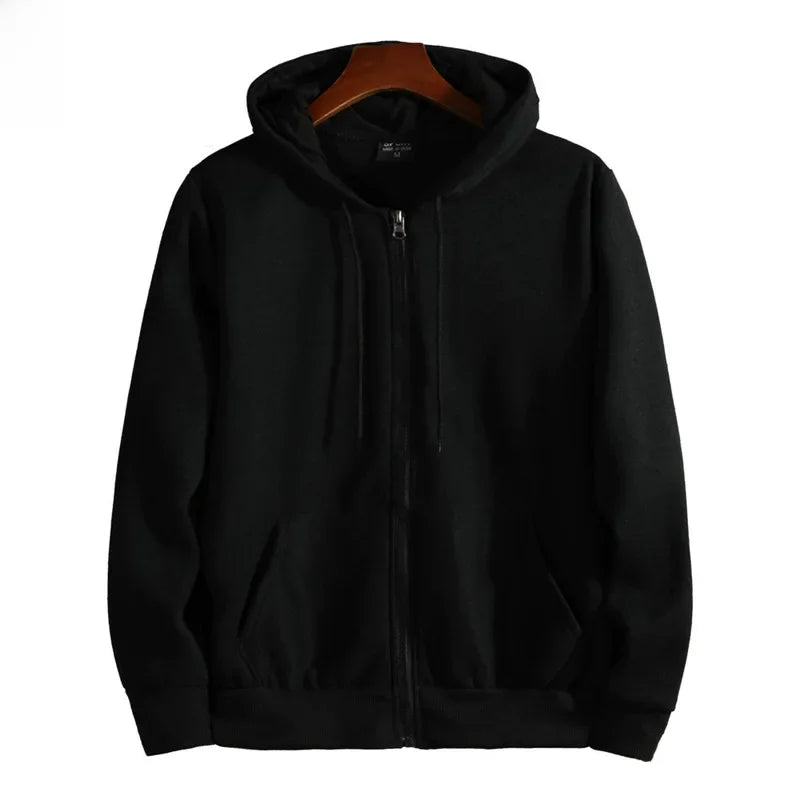Virello | Men’s Fleece-Lined Zip-Up Hoodie