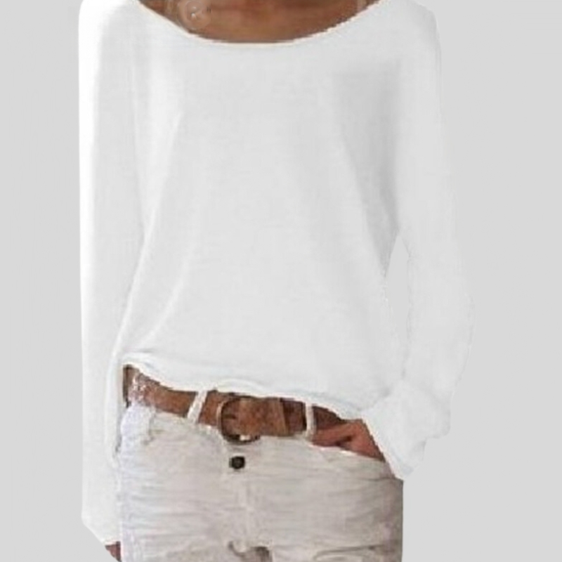 Lysandra | Women’s Loose Fit Draped Boat Neck Top
