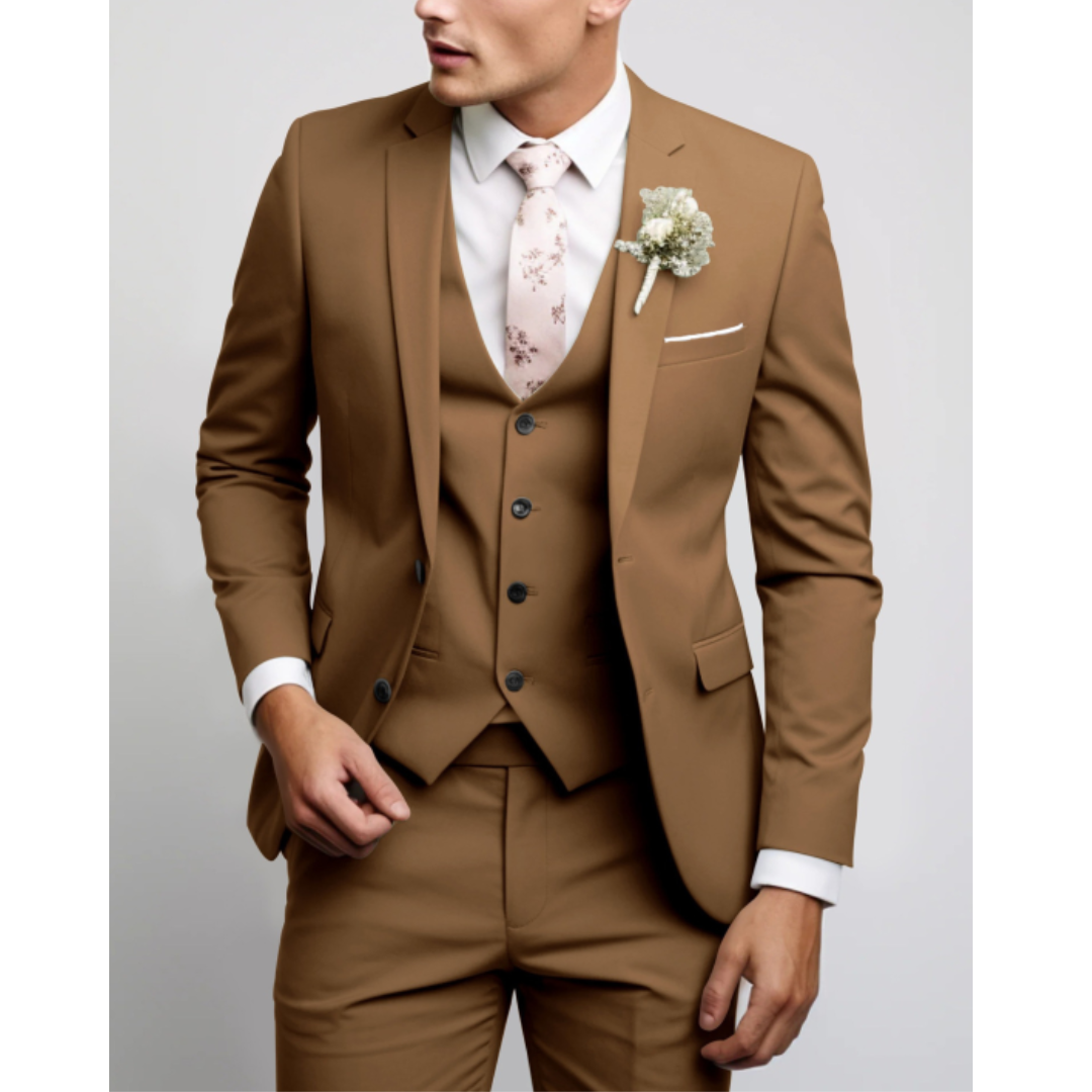 Heero | Slim Fit 3-Piece Wedding Guest Suit
