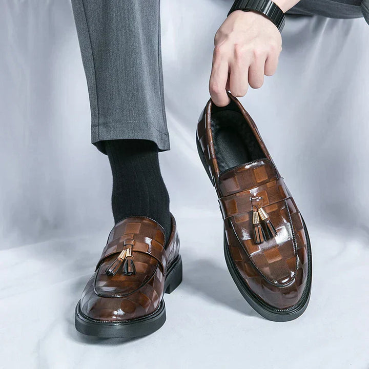 Valerno | Men’s Genuine Leather Tassel Loafers