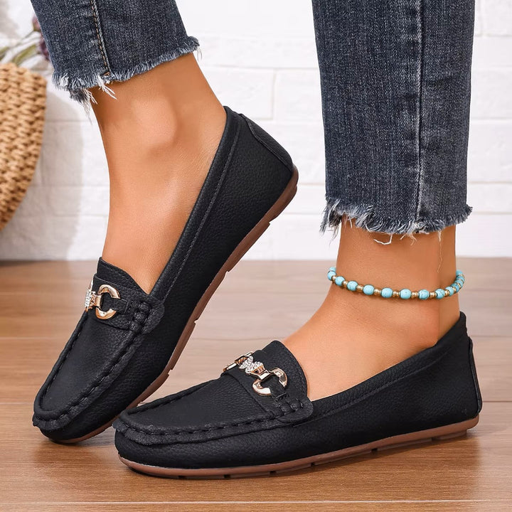 Vincent | Men’s Textured Leather Horsebit Loafers