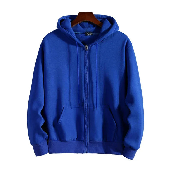 Virello | Men’s Fleece-Lined Zip-Up Hoodie