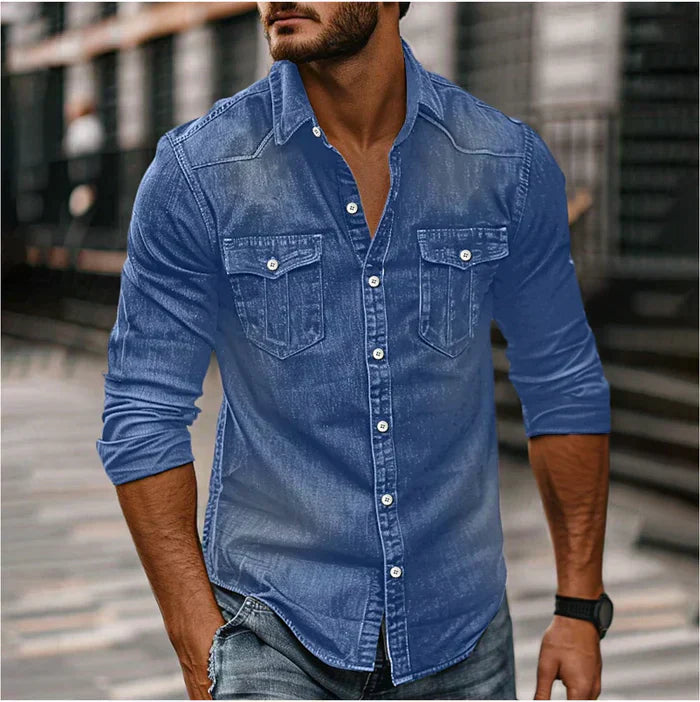 Westmere | Men’s Denim Western Shirt