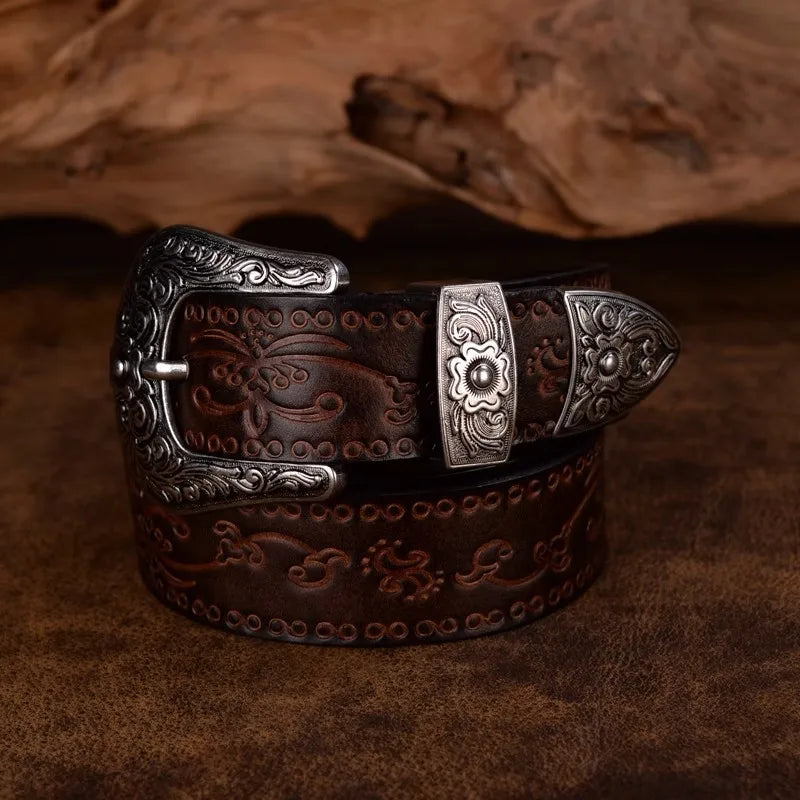 Weston | Men’s Western Cowhide Leather Belt