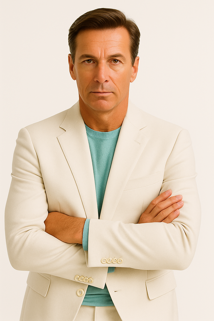 Don Johnson | Men’s 80s Miami White Suit