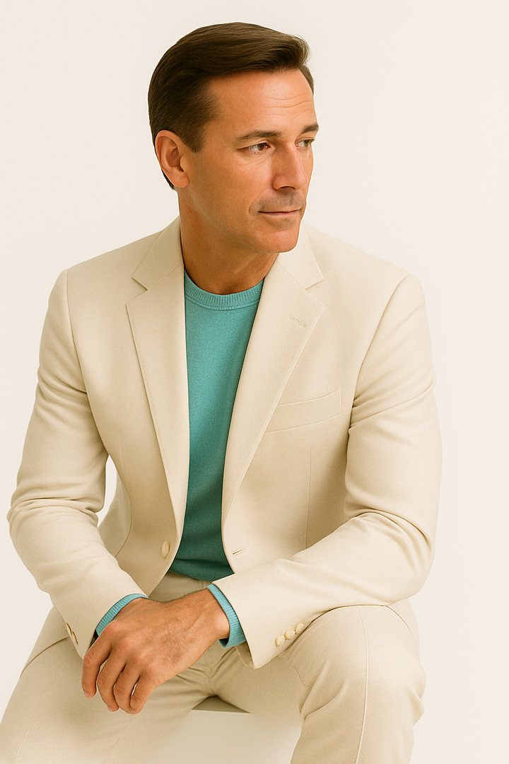 Don Johnson | Men’s 80s Miami White Suit