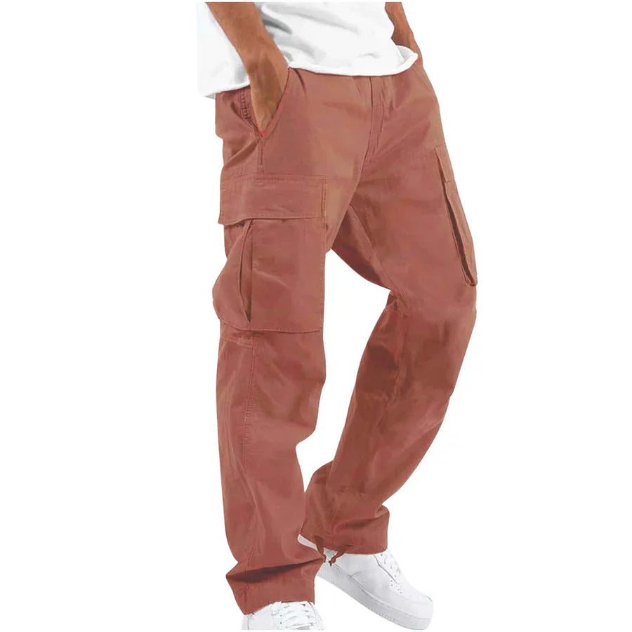 Taviro | Men’s Casual Straight Leg Cargo Pants