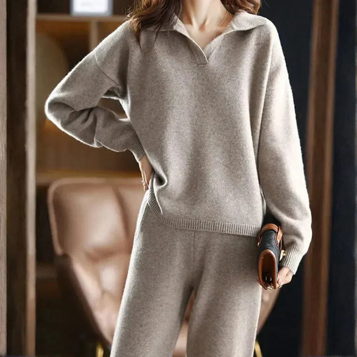 Eloris | Women’s Knit Sweater Pants Set