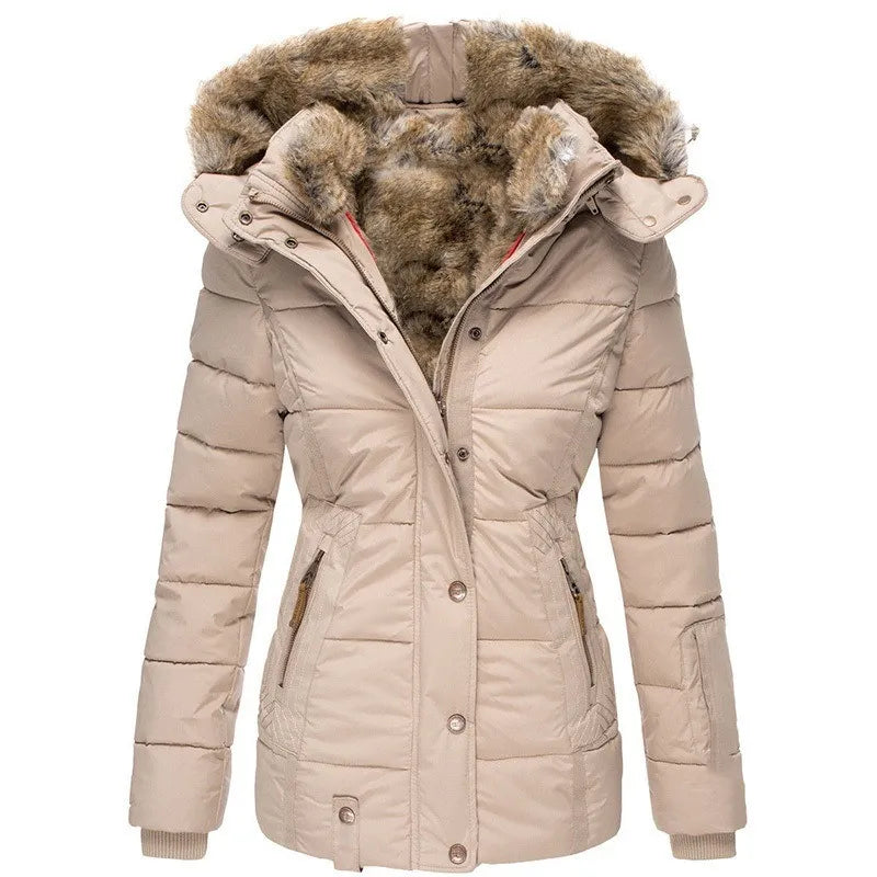 Elvara | Women’s Hooded Faux Fur Winter Coat