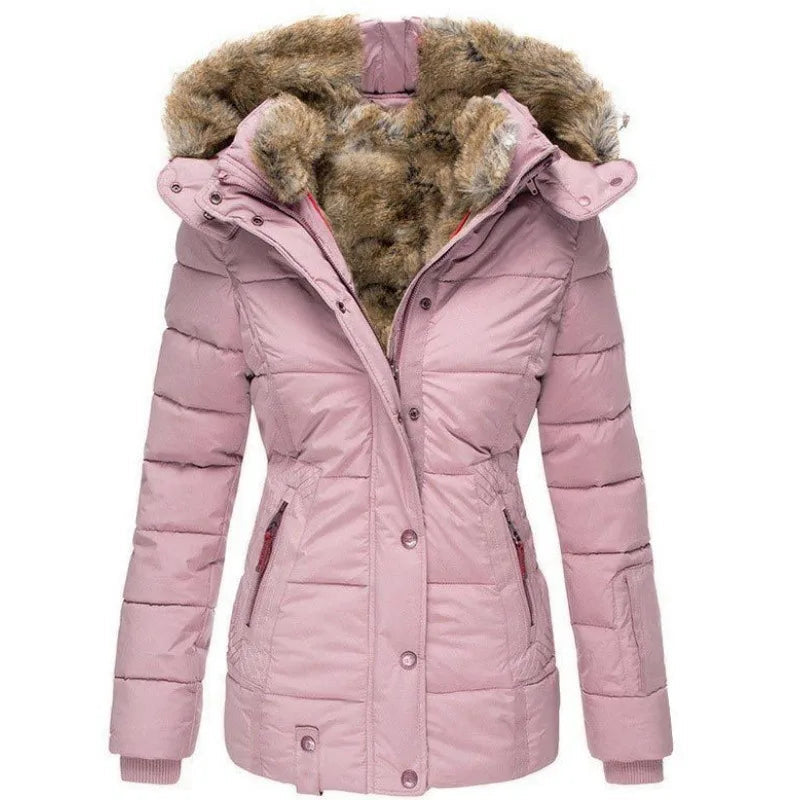Elvara | Women’s Hooded Faux Fur Winter Coat