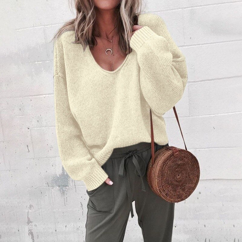Lirena | Women’s Knit V-Neck Sweater