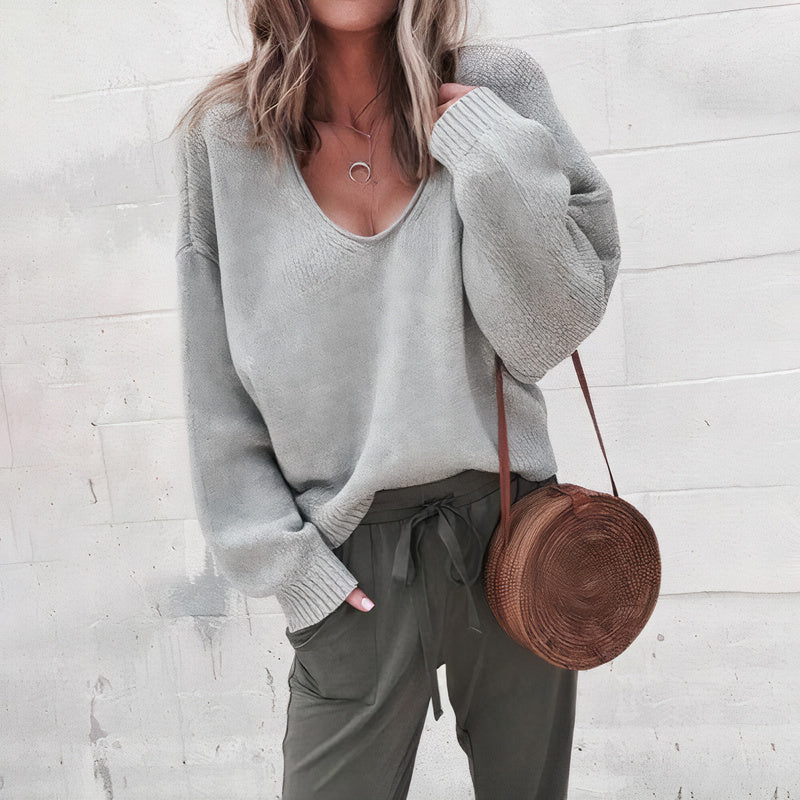 Lirena | Women’s Knit V-Neck Sweater
