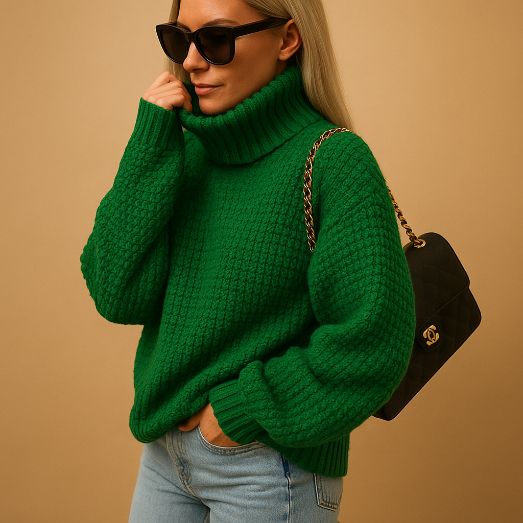 Luviena | Women’s Knitted Crop Sweater