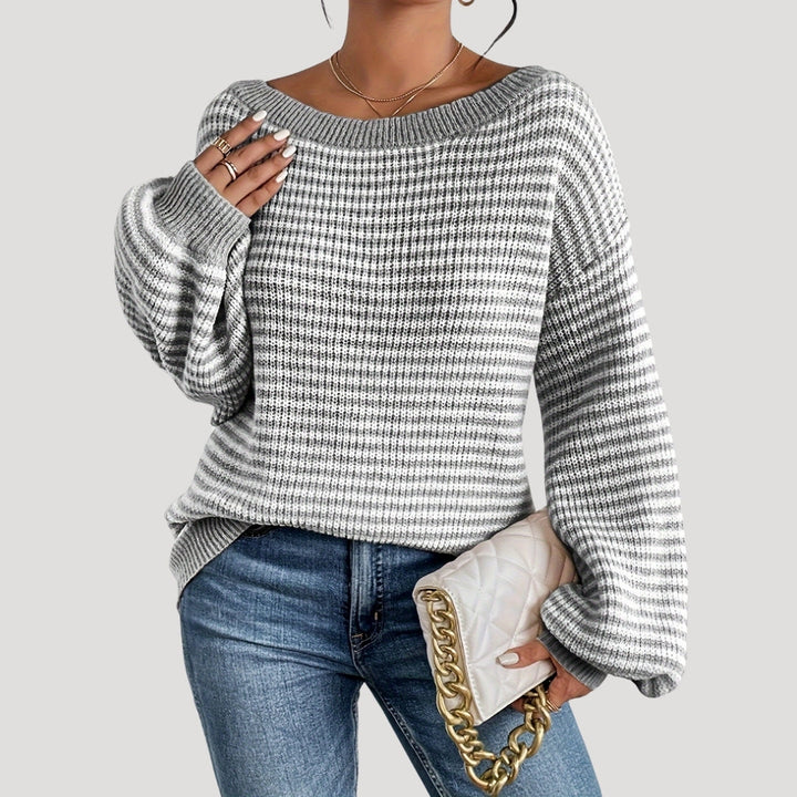 Serelle | Women’s Oversized Striped Knit Jumper
