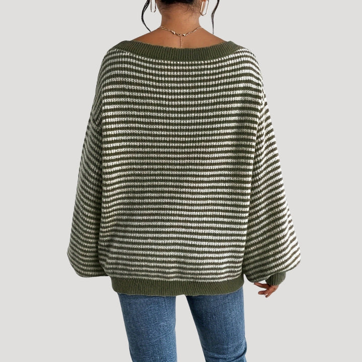 Serelle | Women’s Oversized Striped Knit Jumper