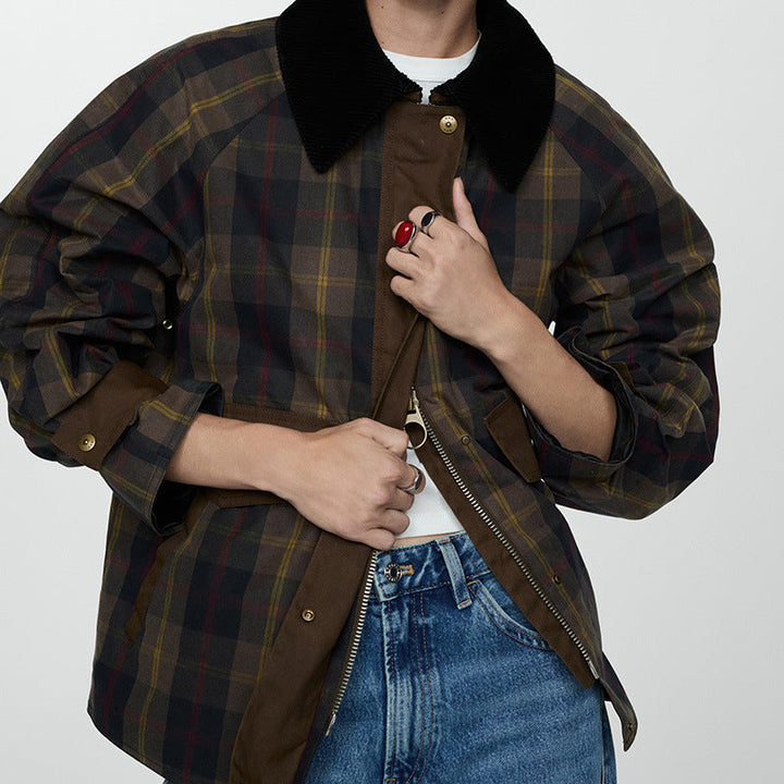Lunerio | Men’s Warm Jacket with Soft Bonnet Collar