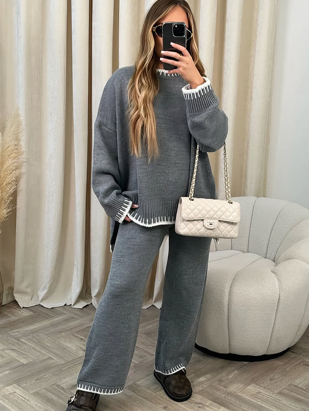 Avelina | Women’s Cozy Knitted Lounge Set