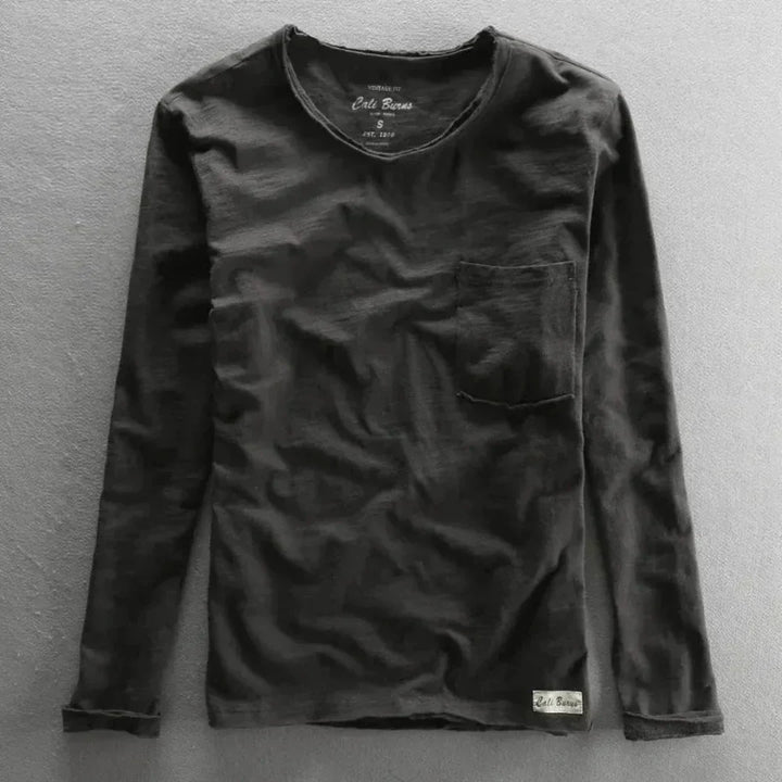 Zen | Men’s Washed Cotton Crew Neck Shirt