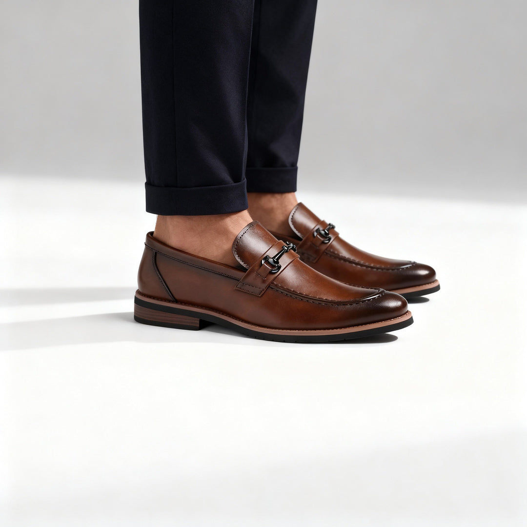 Dominic | Men’s Leather Horsebit Loafers