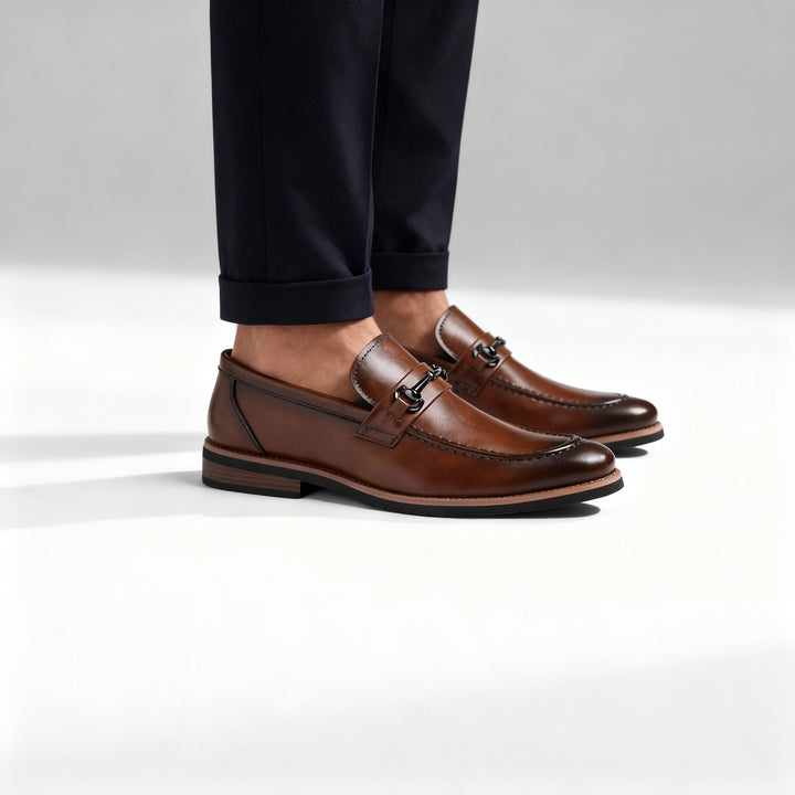 Dominic | Men’s Leather Horsebit Loafers