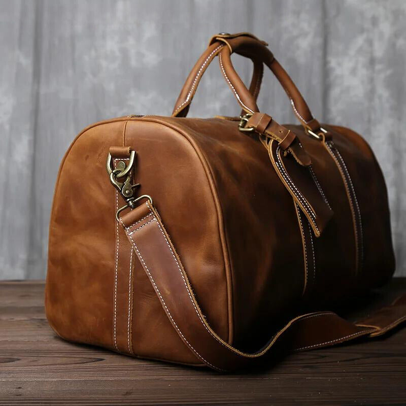 Denali | Men’s Premium Cowhide Leather Travel Duffel