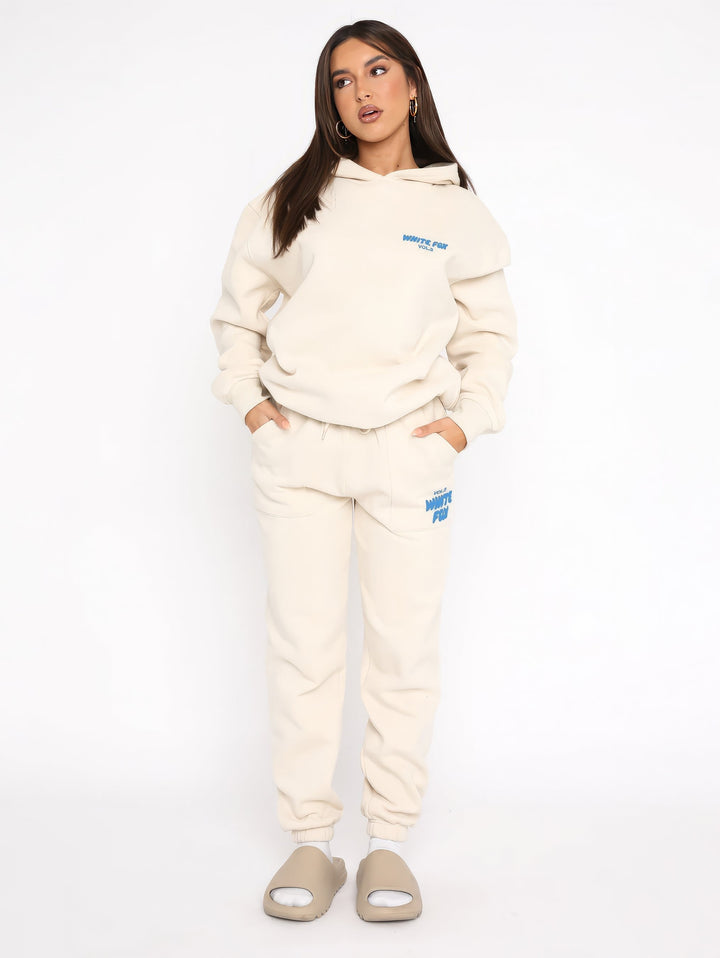 WhiteFox Set | Women’s Hoodie &amp; Jogger Tracksuit Set