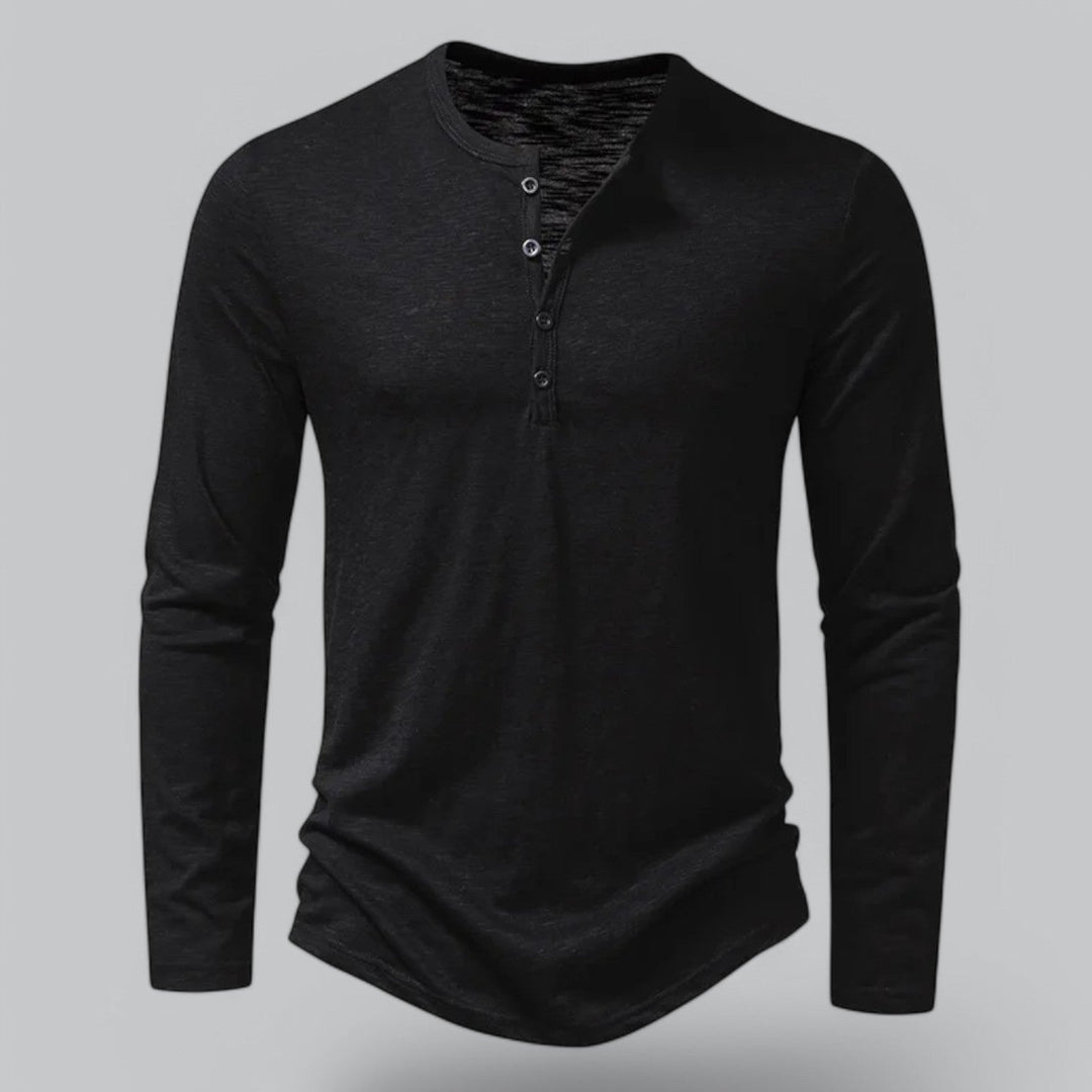 Coledro | Men’s Long-Sleeve Henley T-Shirt