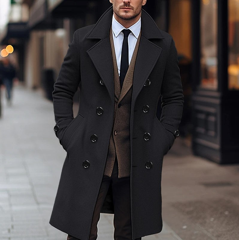 Narciso | Men’s Double-Breasted Tailored Overcoat