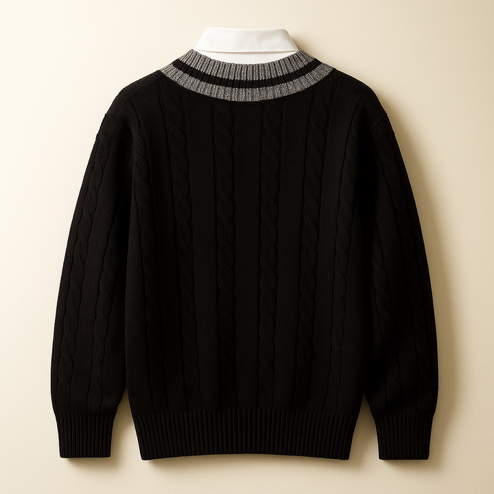 Shawn | Men’s Wool Heritage V-Neck Sweater