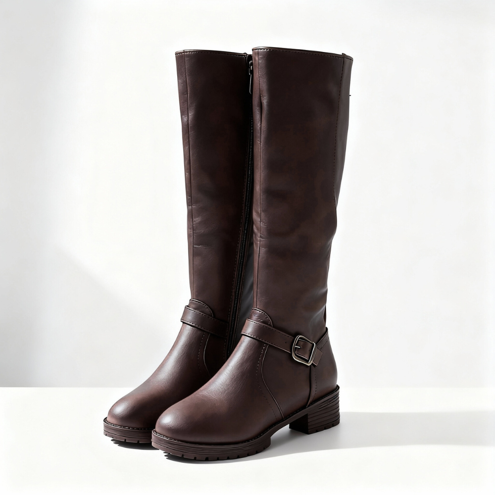 Irene | Women’s Knee High Leather Riding Boots