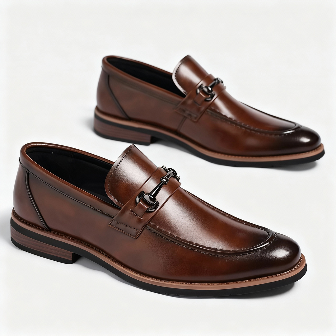 Dominic | Men’s Leather Horsebit Loafers