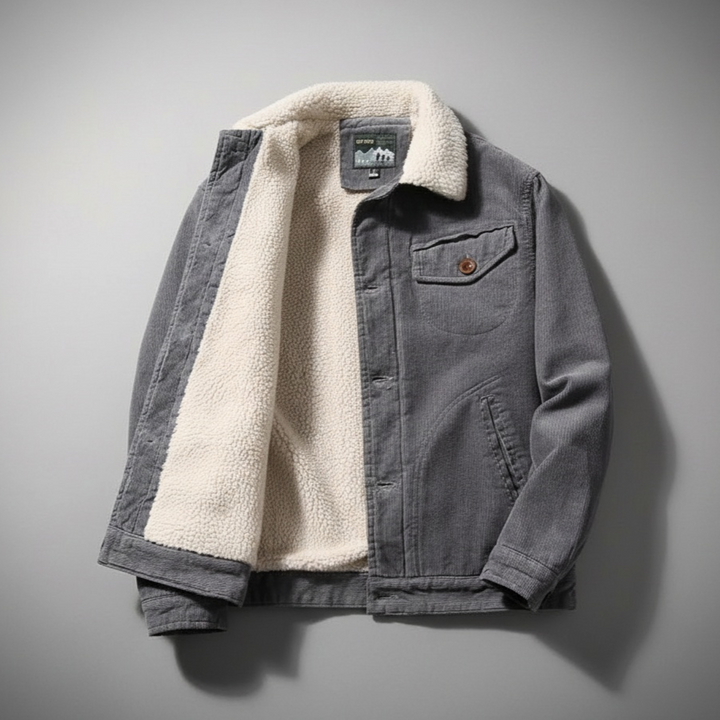 Brooks | Men’s Corduroy Fleece Lined Jacket
