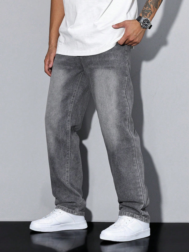 Greg | Men’s Casual Wide Leg Jeans