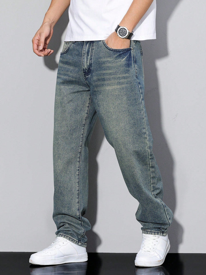 Greg | Men’s Casual Wide Leg Jeans