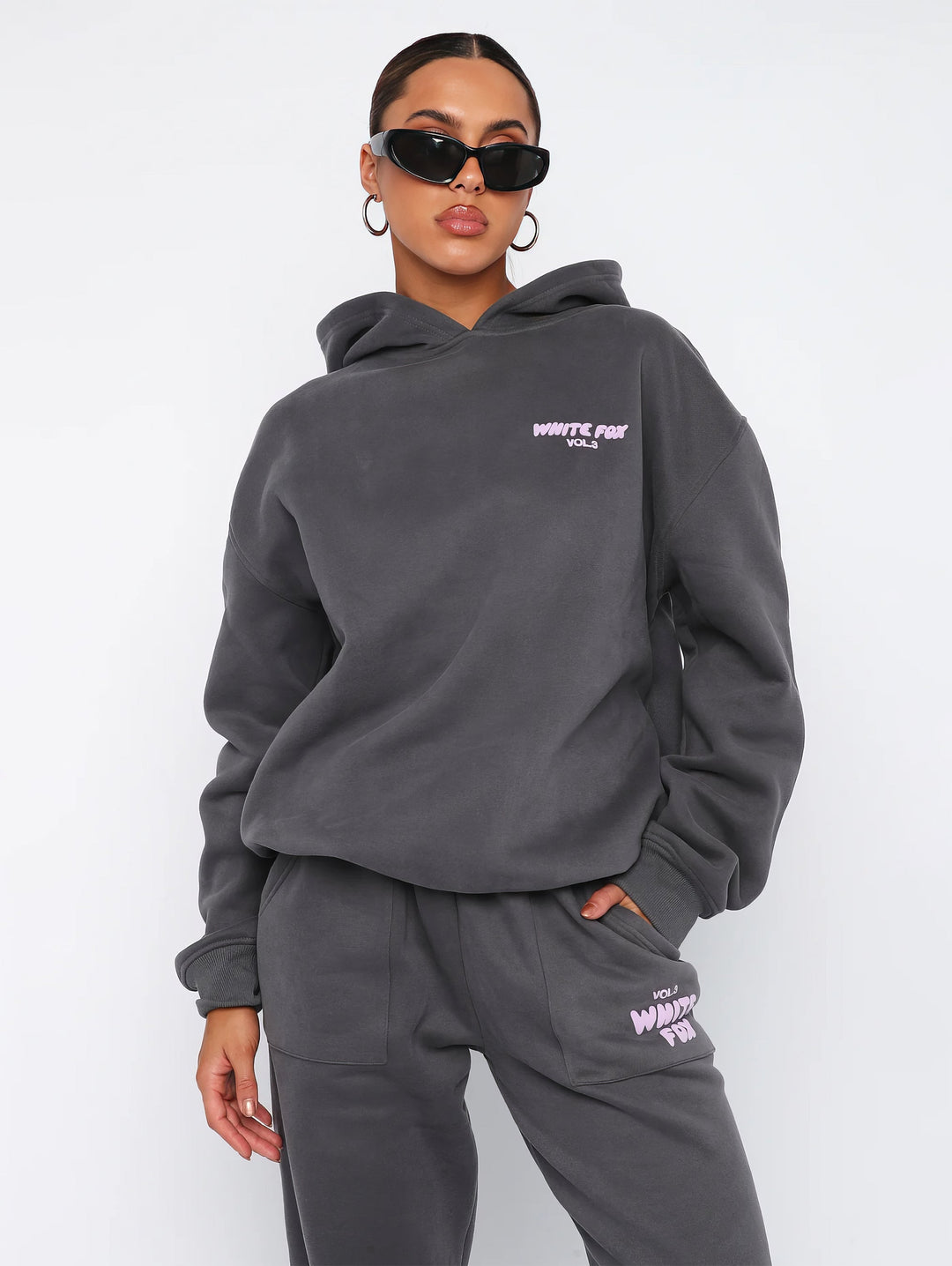 WhiteFox Set | Women’s Hoodie &amp; Jogger Tracksuit Set