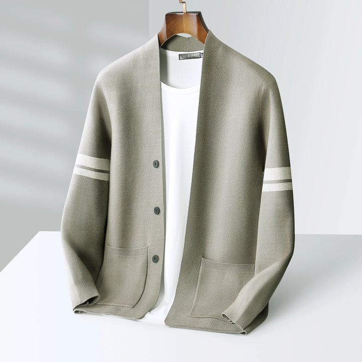 Wilmar | Men’s Striped Merino Wool Cardigan