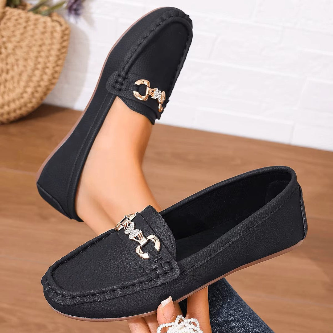 Vincent | Men’s Textured Leather Horsebit Loafers