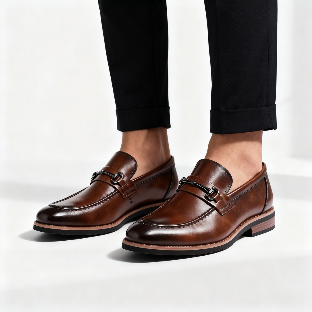 Dominic | Men’s Leather Horsebit Loafers